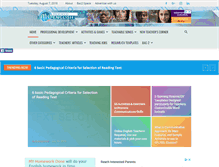 Tablet Screenshot of moroccoenglish.com